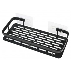 HOME USE ράφι τοίχου αλουμινίου 30x5x13cm μαύρο HUH-0162
